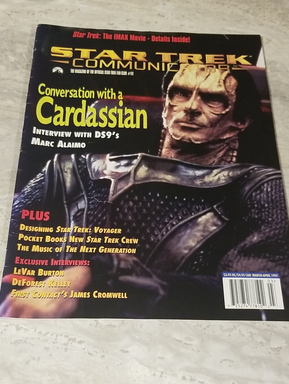 Star Trek Communicator Magazine -(March-April 1997)